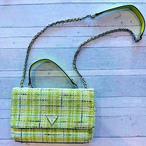 Guess Brand:  Cessily Convertible Tweed Crossbody